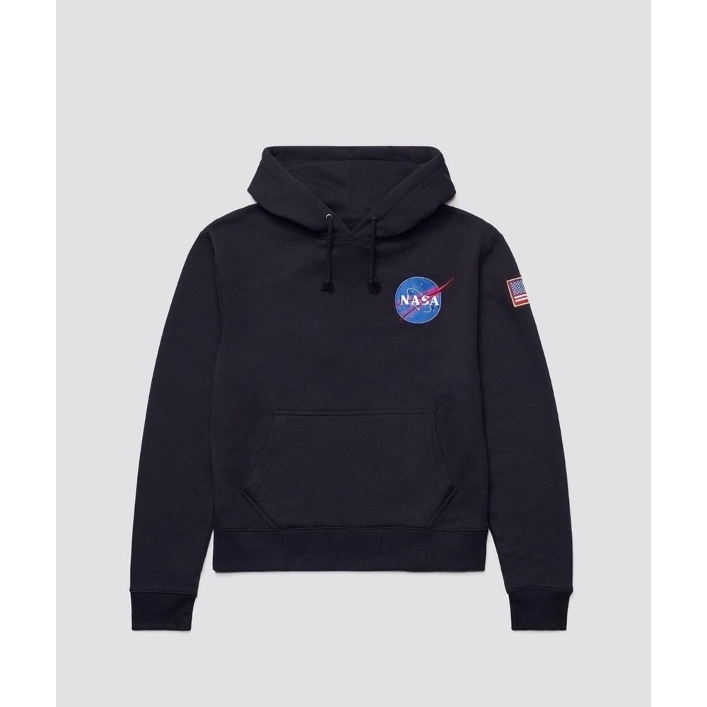 ALPHA INDUSTRIES NASA SPACE SHUTTLE HOODIE - Picture 2 of 12